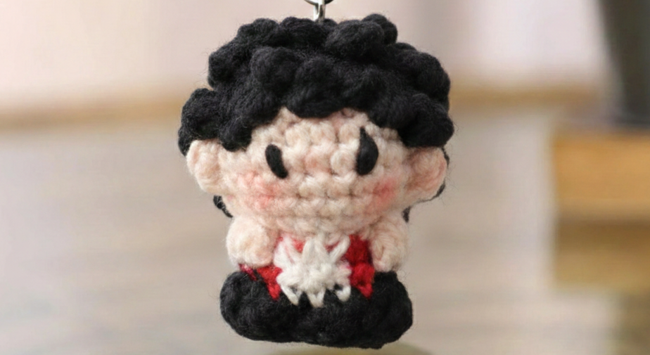 Crochet Antik Mahmud Keychain