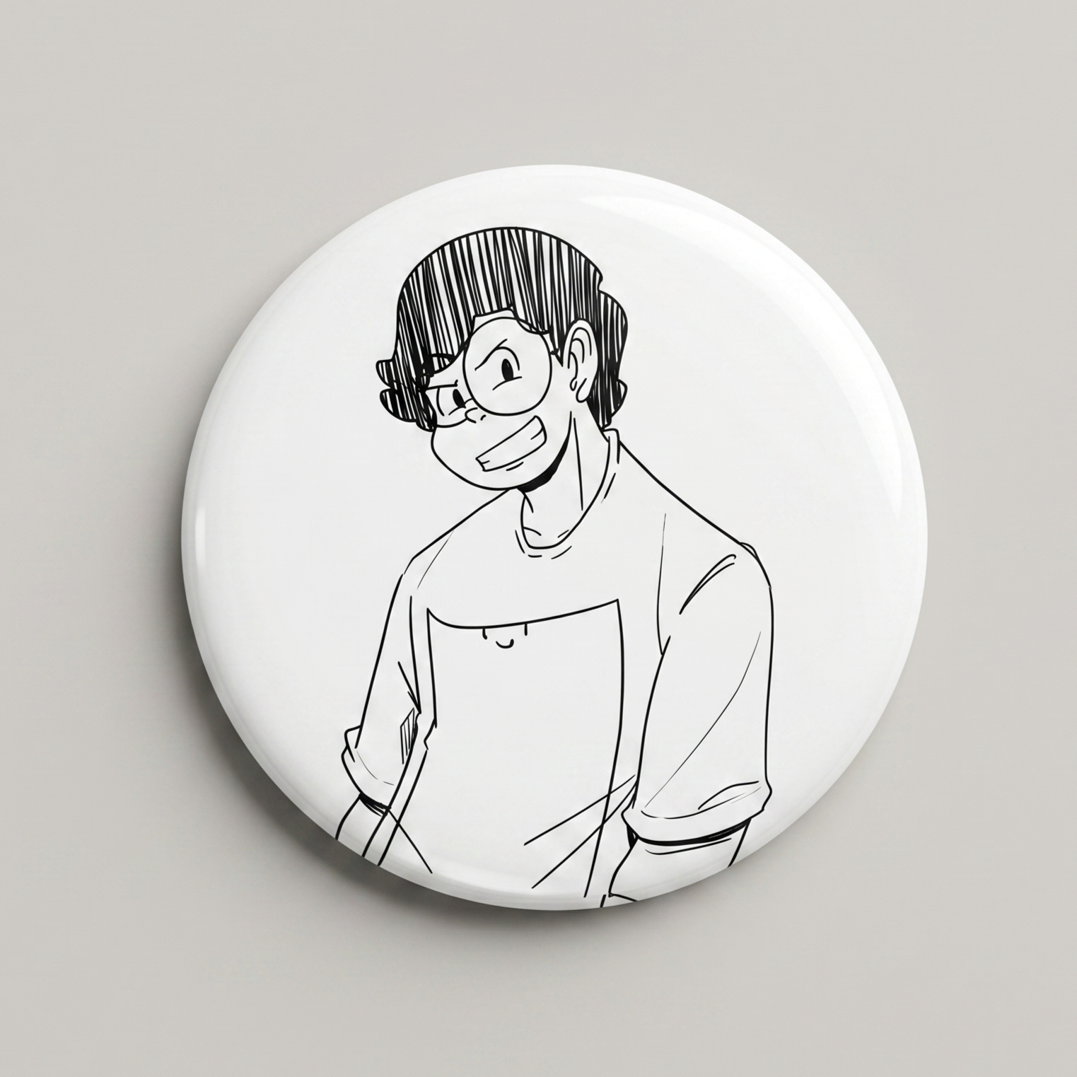 Antik Mahmud Black n' White - Button Badge