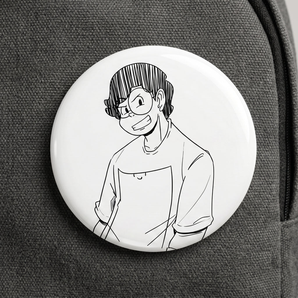 Antik Mahmud Black n' White - Button Badge