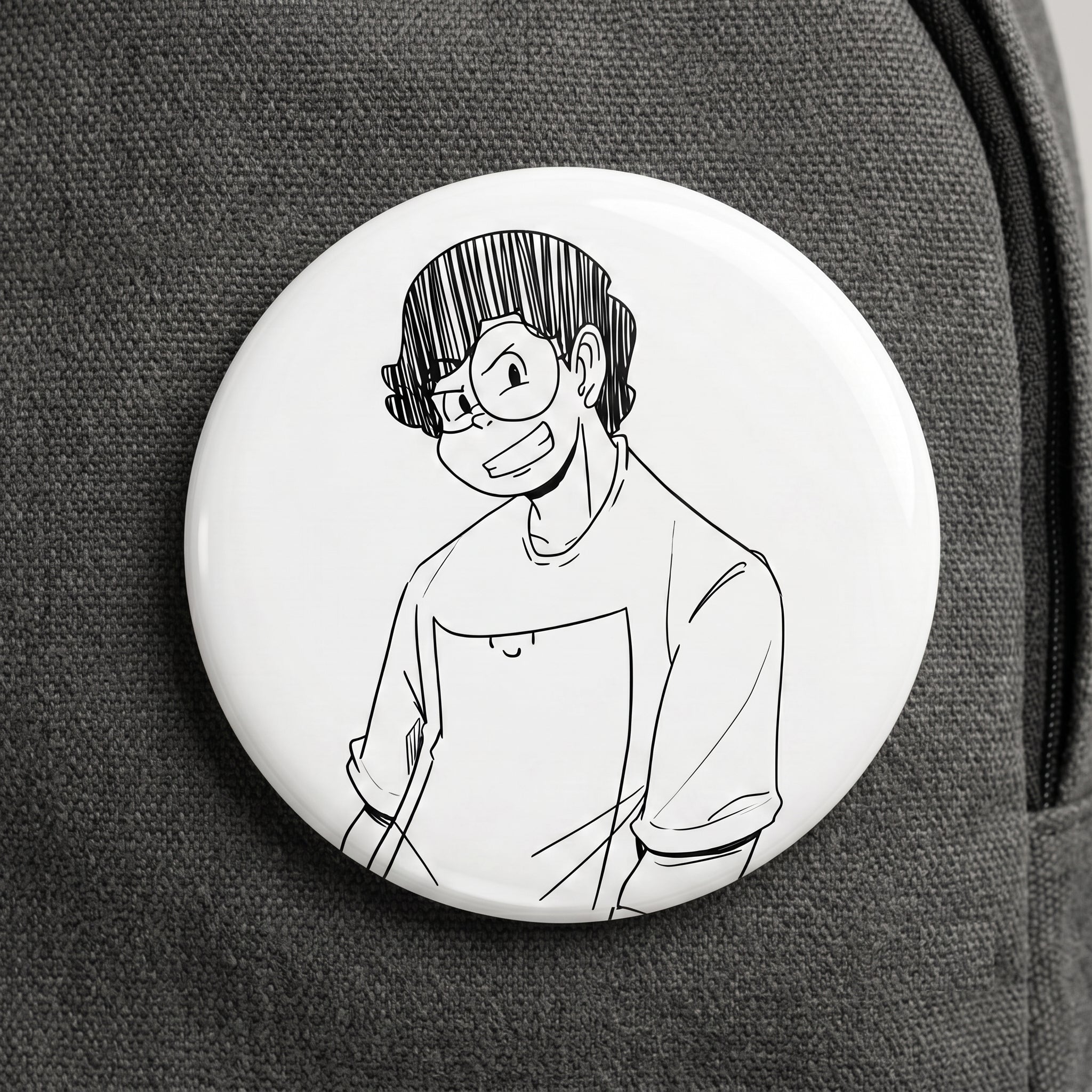Antik Mahmud Black n' White - Button Badge
