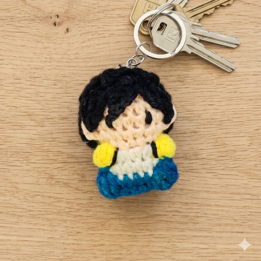 Noman Crochet Keychain