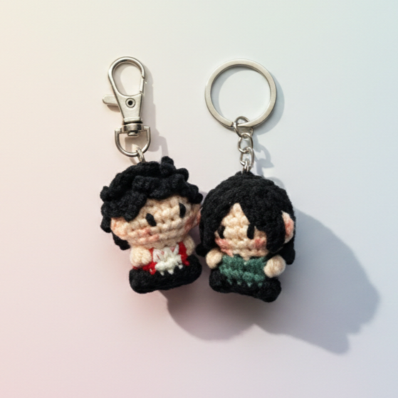 Crochet Rinky Keychain