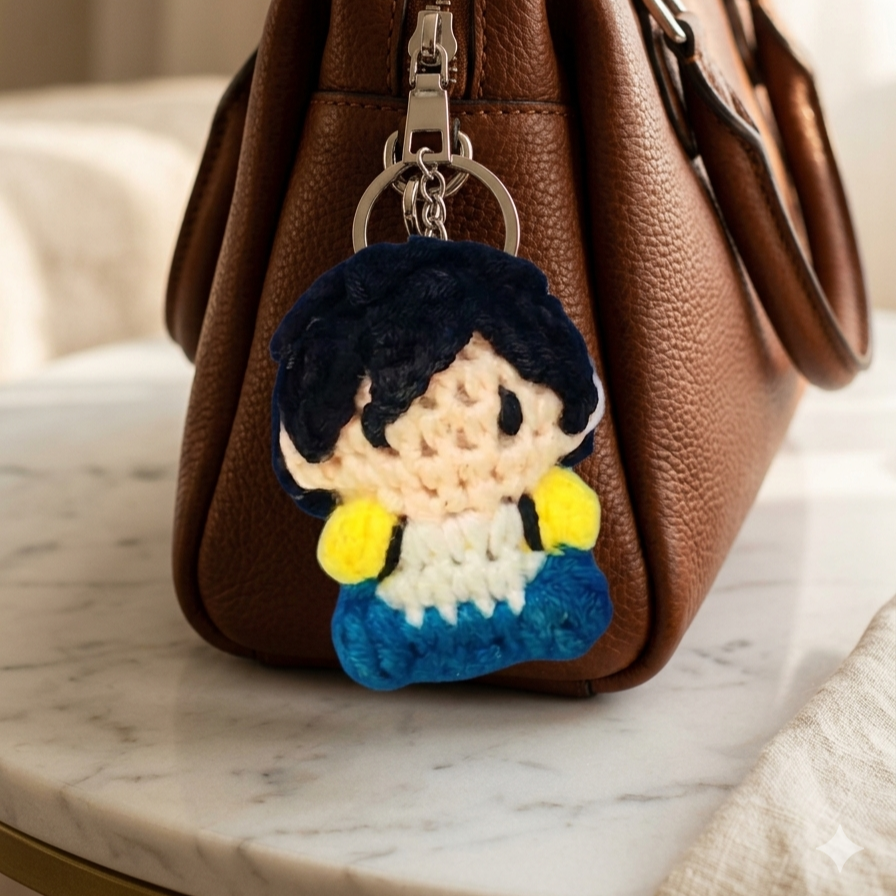 Noman Crochet Keychain